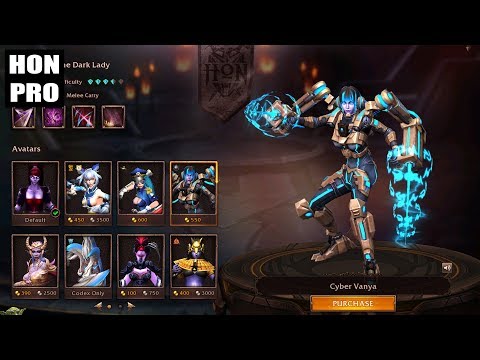 HoN Pro The Dark Lady Gameplay - a3N3N7Ie - Legendary