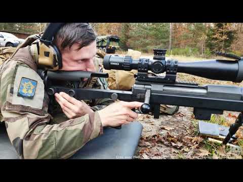 PGM Hécate II 12.7x99 sniper rifle vs PGM/MAS45 .22 LR sniper training rifle