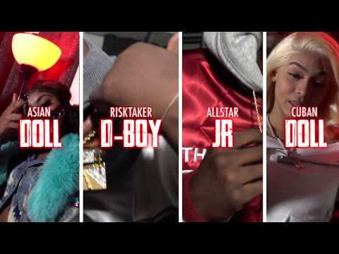Cuban Doll x Asian Doll x AllStar JR x RiskTaker D-Boy - Work (Official Music Video)