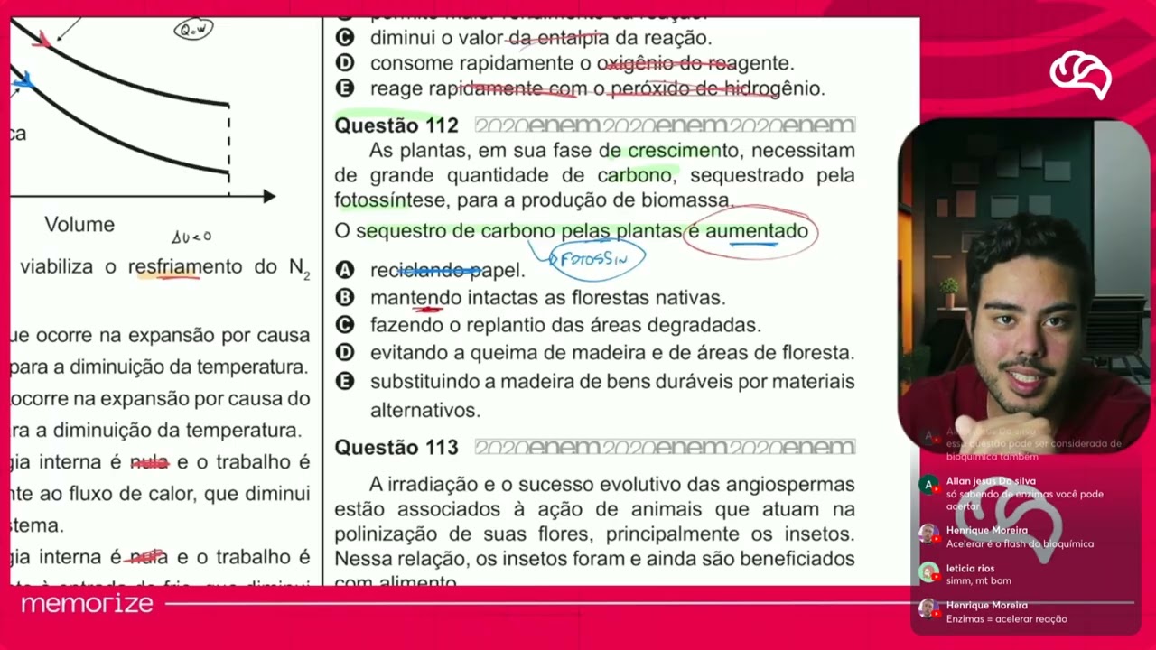 Resolução em Vídeo — Questão 112 ENEM 2020 PPL