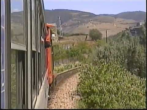 Linha do Douro - A bordo Comboio Regional Régua -» Tua com 1404 e carruagens Sorefame - 10 Apr 2004
