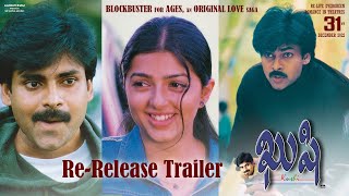 Kushi Re-Release Trailer | Pawan Kalyan, Bhumika Chawla | SJ Suryah | Mani Sharma | Dec 31st Release
