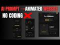 AI Prompt To Animated Website Step By Step Tutorial