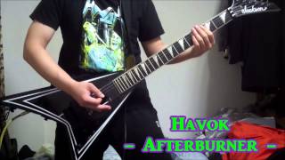 Havok - Afterburner - guitar cover