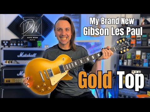 Gibson Les Paul Gold Top 50s Vintage Unbox And Review
