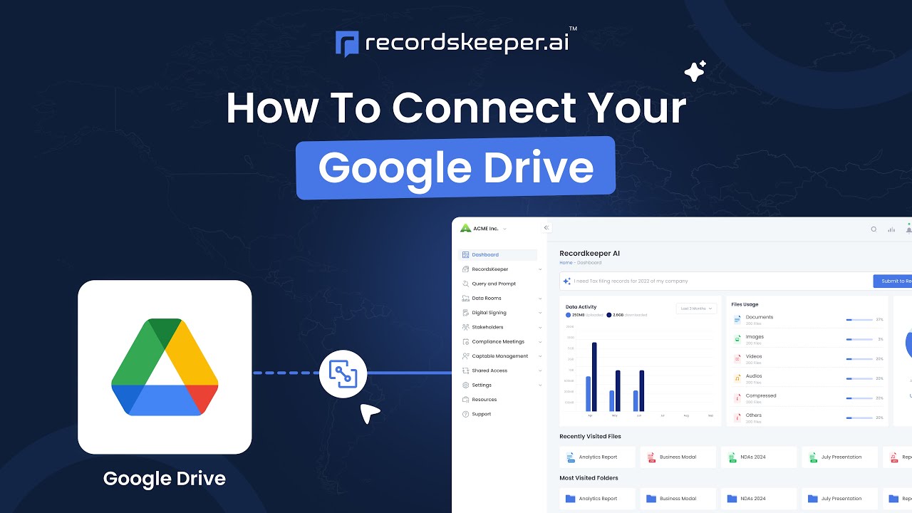 How to Connect Google Drive with RecordsKeeper.AI | AI-Powered Record Management Setup Tutorial