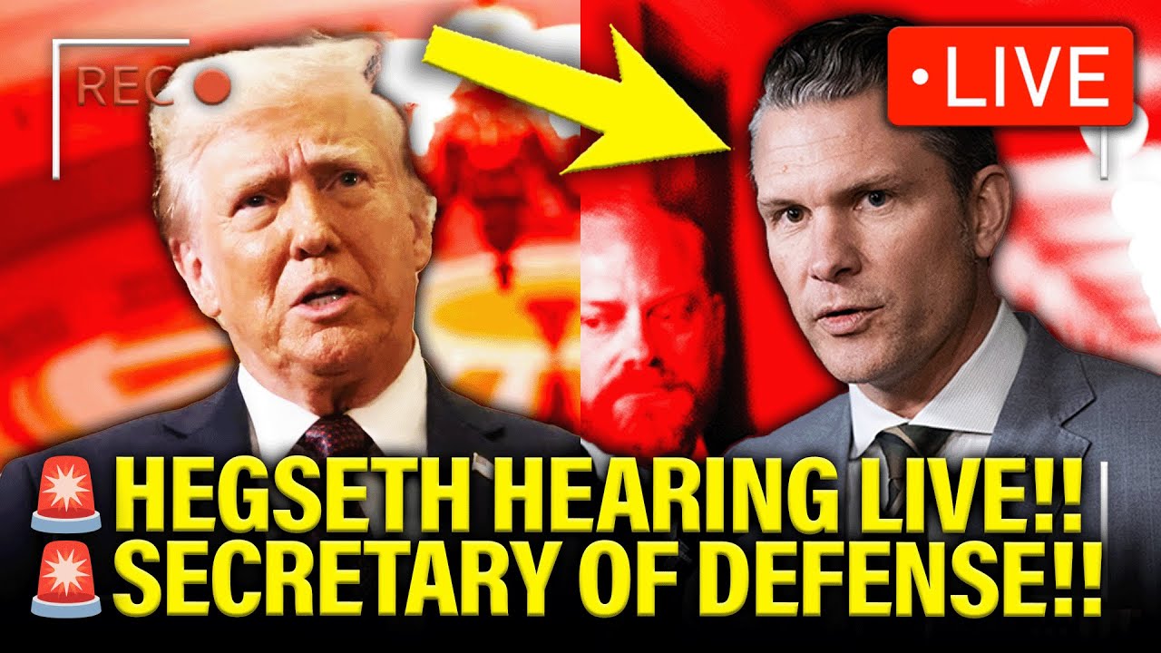 LIVE: Pete Hegseth GRILLED at CONFIRMATION Hearing