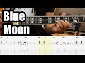 Blue Moon (Julie London / Howard Roberts) - Jazz Guitar Lesson With Tabs