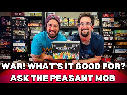 Reinforcements Card Game Review - First Impression - Kickstarter - Peasant Mob