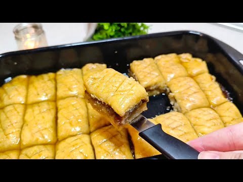 Baklava kolač - bez kora, a sočniji od prave! 🥰 recept iz Alžira 🇩🇿 مقروط makrout