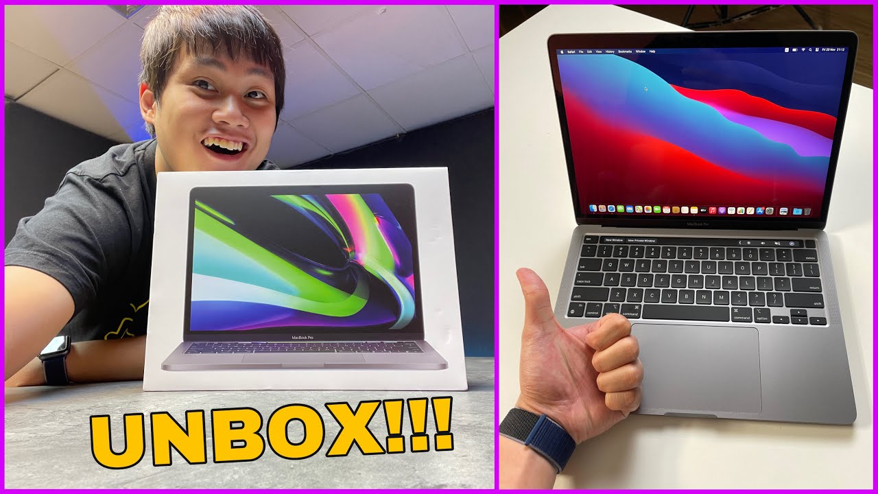 UNBOX & TRÊN TAY MACBOOK PRO M1: THIẾT KẾ KHÔNG ĐỔI, SIÊU MẠNH, GIÁ 40 TRIỆU...