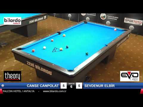 CANSE CANPOLAT & SEVDENUR ELBİR Bilardo Maçı - 