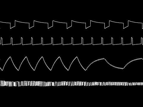 NES Target:Renegade: Parking Garage - Oscilloscope View