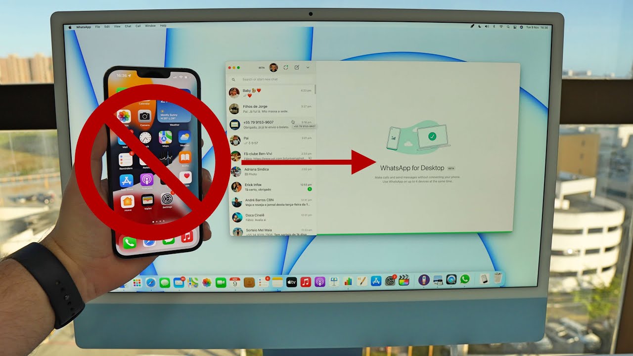 How to use WhatsApp web without the camera?