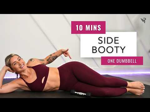 10 Mins INTENSE Side Booty Dumbbell Workout