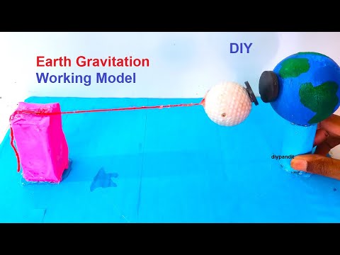 EARTH GRAVitaTION Working Model science exhibition DIY howtofunda