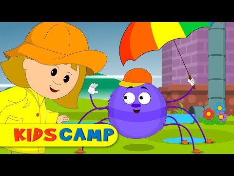 小小蜘蛛-----------------------童謠 (Itsy Bitsy Spider | Incy Wincy Spider | Nursery Rhymes from Kidscamp)