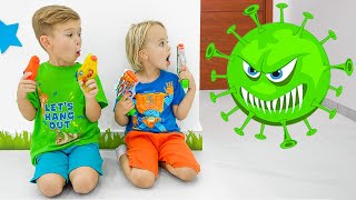 Vlad and Niki - Kids story about viruses | Stay healthy