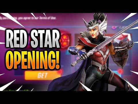 *NEW* 14x ASGARDIAN RED STAR ORB OPENING! - MARVEL Strike Force - MSF
