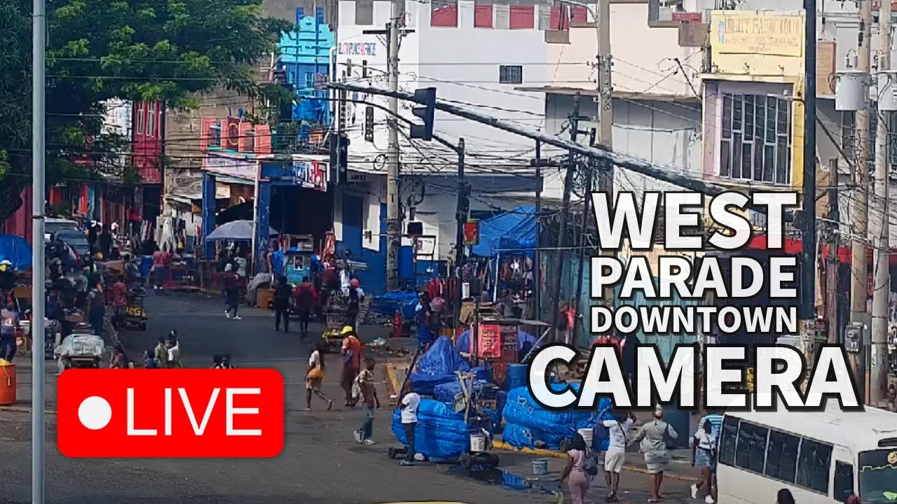 Live webcam view of Vista del mercado de West Parade