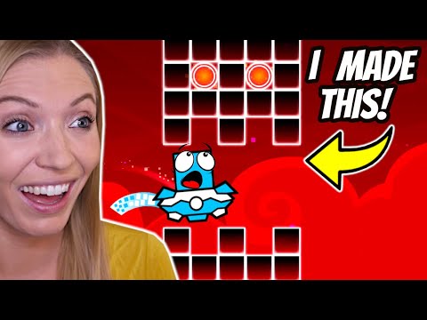 I MADE My Own Geometry Dash Level!