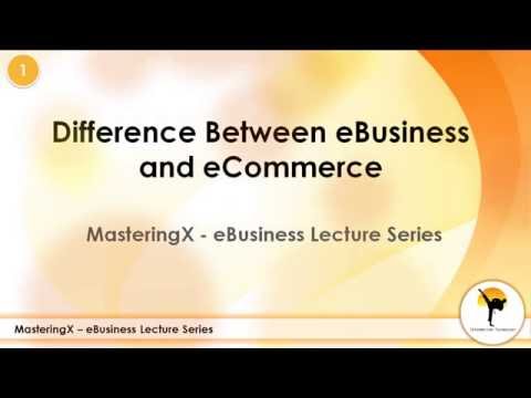 Difference Between eBusiness and eCommerce
