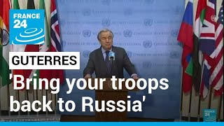In the Name of Humanity - Bring Troops Back to Russia
