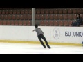 ISU 2015 Jr Grand Prix Men Free Skate Riga Armen AGAIAN GEO