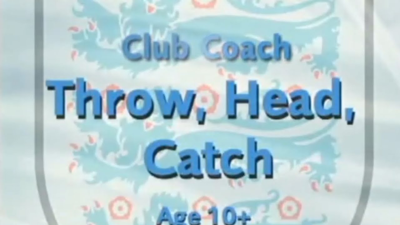 Youth soccer coaching - Throw,Head, Catch drill (age 10+)