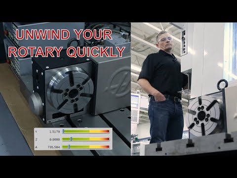 Haas Apps Min - Quick Rotary Rewind with Setting 108