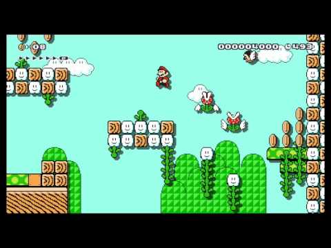 Super Mario Maker - Whoa! Sacred Sky Sanctuary v2 by Jason 289