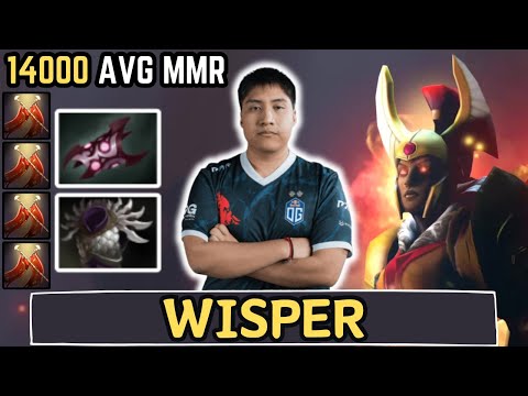 🔥 Rank 7 Wisper LEGION COMMANDER Offlane Gameplay 🔥 Wisper Perspective - Full Match Dota 2