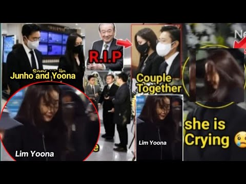 Lee Junho and Imyoona Crying at Lee Soon -Jae Last Funeral HEART BREAKING 😭😭.