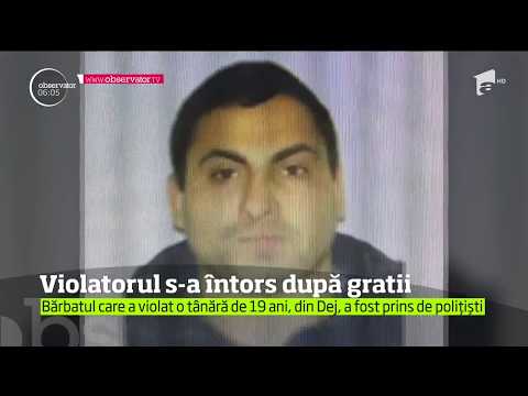 Bărbatul care a violat o tânără de 19 ani, din Dej, a fost prins de poliţişti