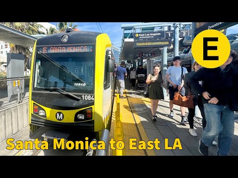 LA Metro E Line 2026 Full Ride: Downtown Santa Monica to Atlantic Station