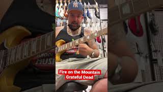 How to play Fire on the Mountain by the Grateful Dead using 2 chords #shorts