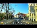 Driving in Graz, Austria (Österreich) | 4K UHD | Driving Tour | A Full Drive through Graz |