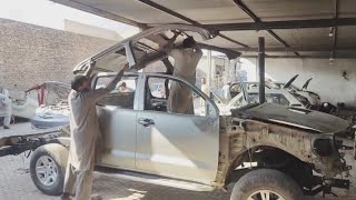 “Complete Car Body Frame Rebuild | Pickup Restoration in Progress”