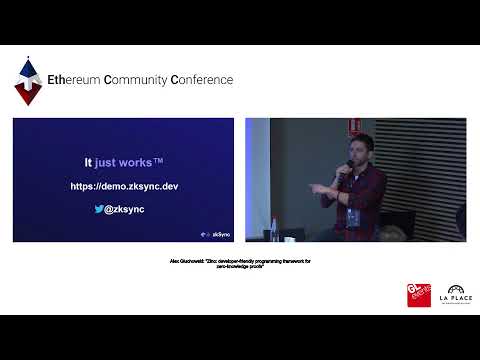 Alex Gluchowski: "Zinc: developer-friendly programming framework for zero-knowledge proofs"