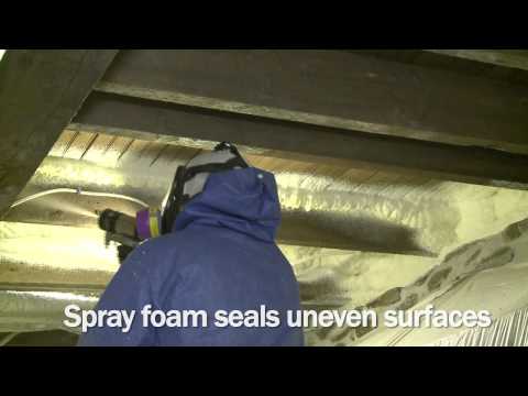 Insulating a Floor with Spray Foam