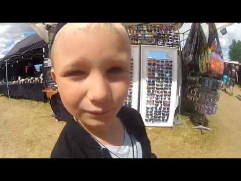 August Hylse -  7 year old boy enter with (not so) deadly weapon at SWEDEN ROCK FESTIVAL 2016