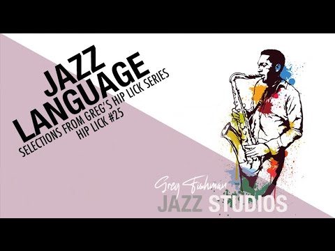 Hip Lick #25  Cmaj7 Lick for tenor saxophone by Greg Fishman (from Lesson Module 14)