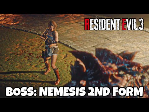 RESIDENT EVIL 3 Remake / BOSS: Nemesis 2nd Form DLC Classic Costumes / Clock Tower Fight / PS4 PRO