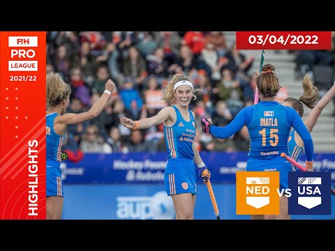 FIH Hockey Pro League - Netherlands vs USA , Game 2 highlights