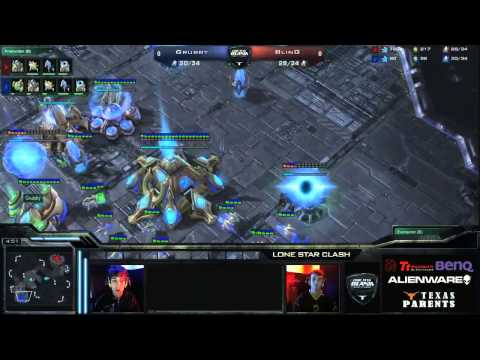 SC2 Bling vs Grubby PvP Game 1 Winner Bracket RO16 Lone Star Clash 1 Starcraft 2