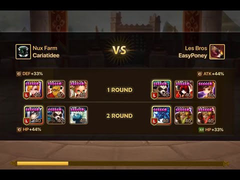 ☆ Summoners War Tetrarchia ☆ |Olivia Bulldozer Racuni - Bolverk Mo Long Amelia|