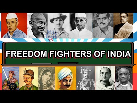 List of Important Indian Freedom Fighters Martyrs with Details General Knowledge Indian Independence