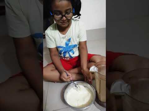 Areeba baking cake (part 1)