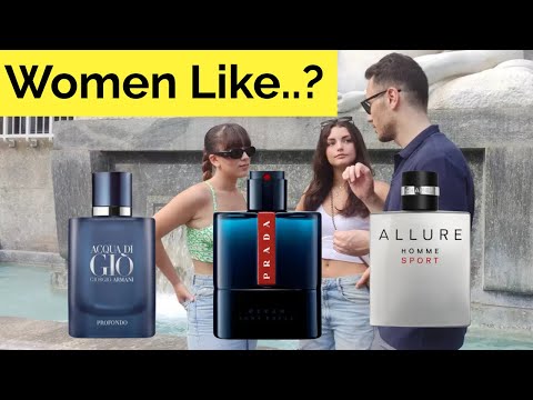 Women like Armani acqua di Gio Profondo, Allure Homme Sport, Prada luna Rossa Ocean