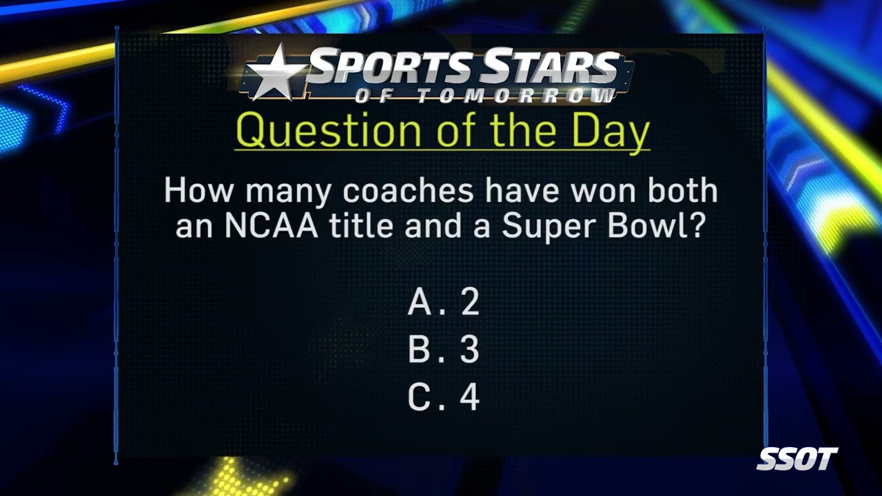 Question of the Day: Coaches with NCAA and Super Bowl Championships